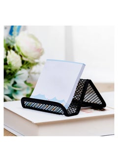 SYOSI Card Holders, Metal Mesh Business Card Holder, Card Holder for Desk, Card Holder for Business Cards, Desk Card Holder, Business Card Stand, Business Card Display, for Office (6 Pack Black)  - Image 3