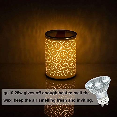 Vinaco GU10 Bulb 6 Pack, MR16 Halogen, Warm White 2800K, Dimmable For NP5 GU10 25W Bulb Candle Warmer, Track Light, Hood Bulbs - Image 2