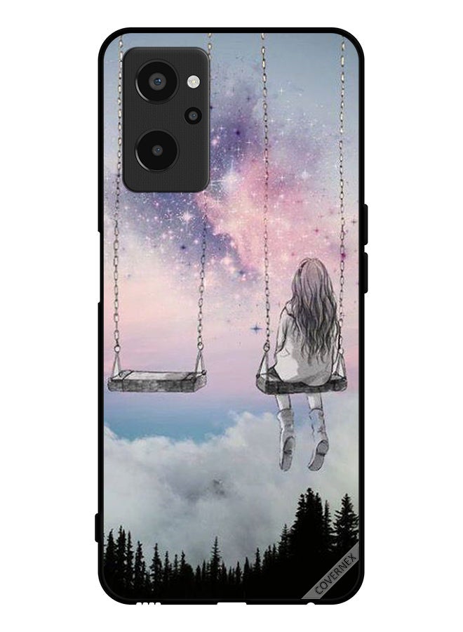 Covernex Protective Case Cover For Realme 9i Lonely Girl Art - Image 1