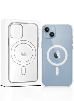 Magnetic Magnetic mobile phone case (iPhone 14), compatible with MagSafe, thin transparent mobile phone cover, shockproof, made of thermoplastic polyurethane  - Image 1