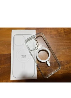 Magnetic Magnetic mobile phone case (iPhone 14), compatible with MagSafe, thin transparent mobile phone cover, shockproof, made of thermoplastic polyurethane  - Image 2