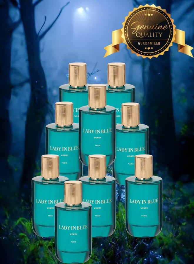 جيبارليس 9 قطع عطر ليدي إن بلو 100مل - Image 1