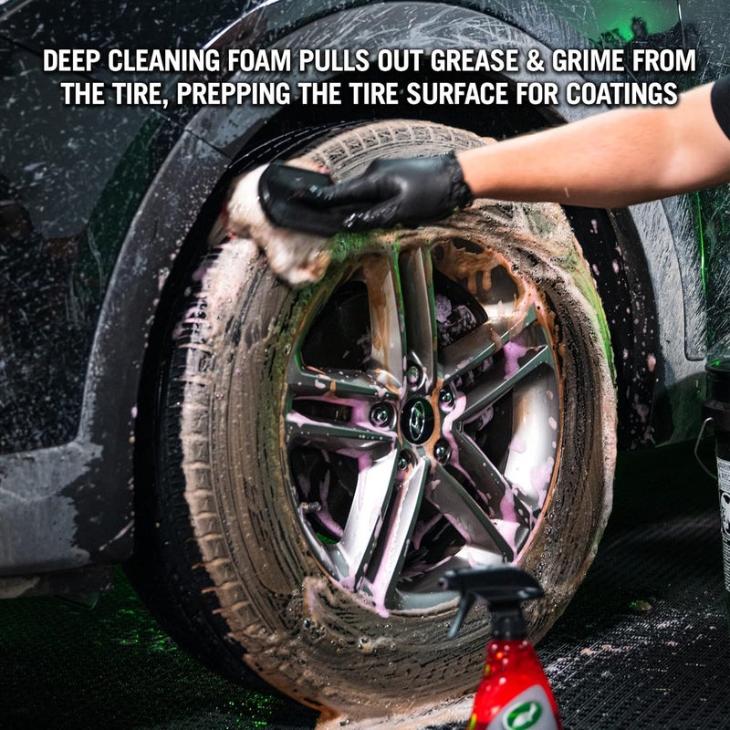 TurtleWax Turtle Wax Hybrid Solutions Hyper Foam Wheel & Tyre Cleaner, 680ml, Pack of 1, Colour Change Foaming Car Wheel Cleaner Removes Dirt, Iron & Break Dust to Prep for tyre Shine, Suitable for All Wheels - Image 5