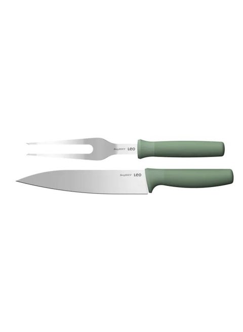Pack Of 2 Carving Knife Set   cm-Green