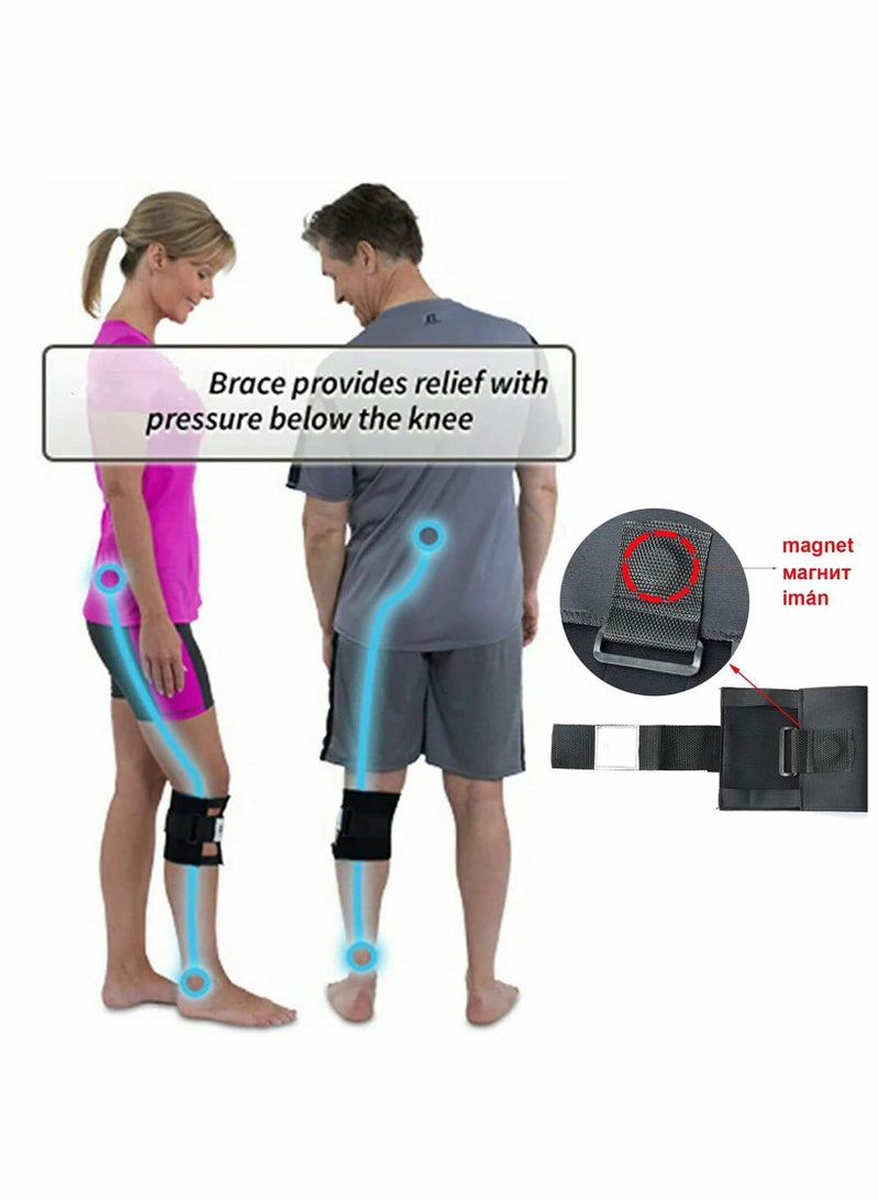 Excefore - Sciatica Leg Brace, Pressure Point Brace Relieve Acupressure Leg Sciatica, Sciatic Nerve Brace Sciatica Acupressure Leg & Back Pain Relief, Sciatica Pain Relief Brace (2pcs) - Image 1