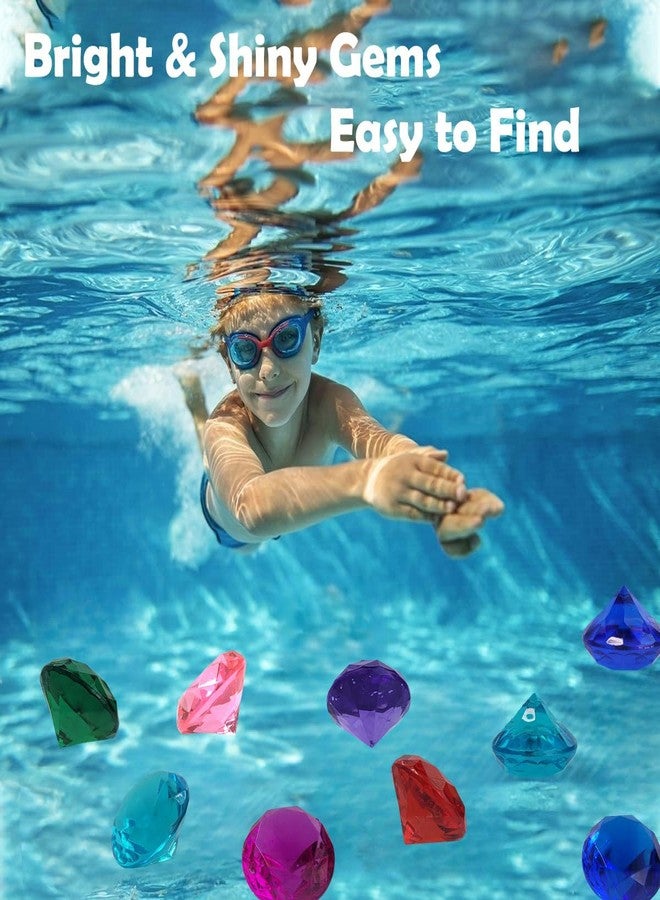 AiFanS 20PCS Diving Gems Pool Toys - Colorful Diamond, Underwater Swim Training Gift for Kids, Summer Water Pool Game Set - Image 5