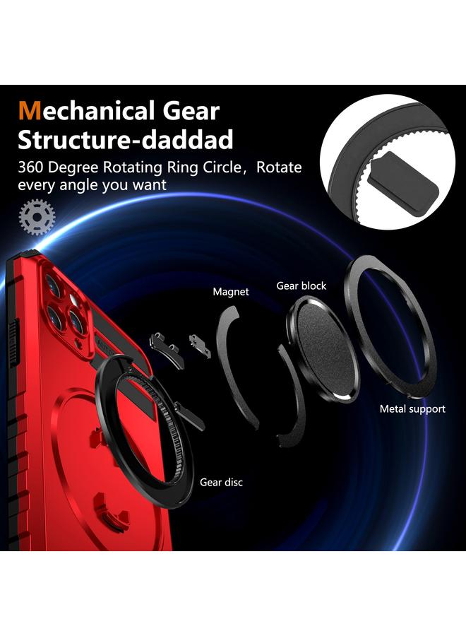 Zaboon Case For iPhone 11 Pro Max Rotating Magnetic Holder Phone Case - Image 5