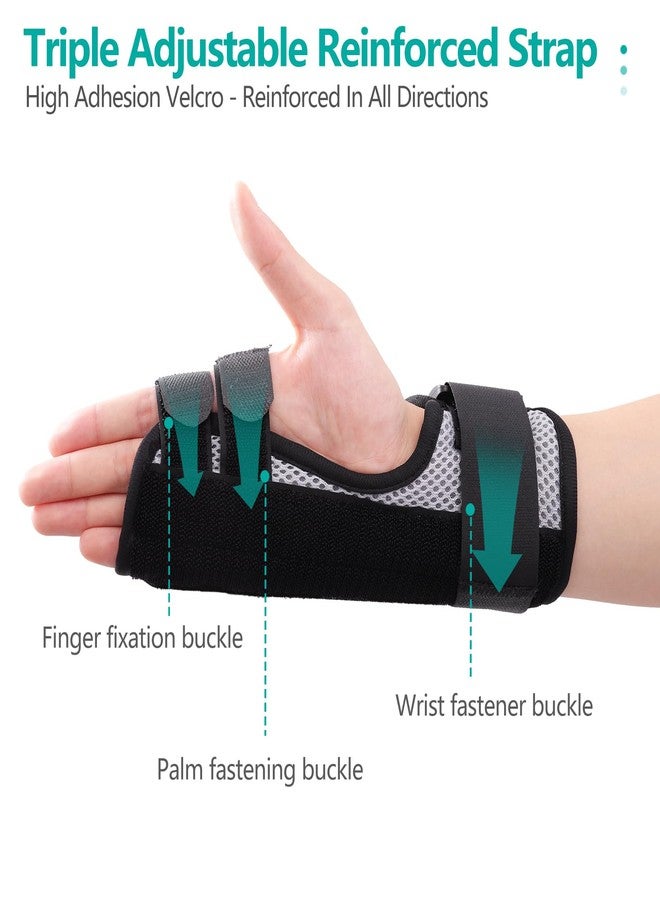 lefeke Trigger Finger Splint, Multi Finger Brace for Middle, Index, Pinky, or Ring Fingers, Hand Brace with Finger Support, Straightening Immobilizer for Broken Fingers, Arthritis, Contractures - Image 4