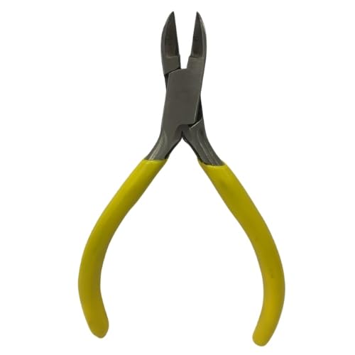 Ss Side Cutter Heavy YellowHalfOval Head with fine BevelFull Flush Cutter with Pointed Jaw pack of 1  - Image 2