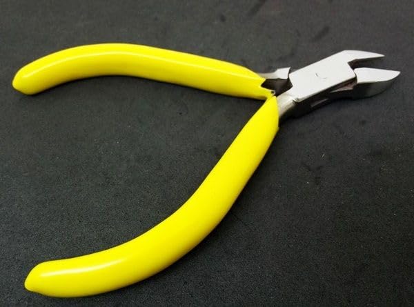 Ss Side Cutter Heavy YellowHalfOval Head with fine BevelFull Flush Cutter with Pointed Jaw pack of 1  - Image 5
