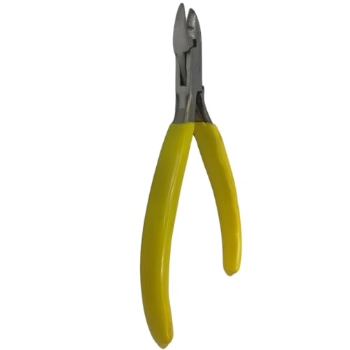 Ss Side Cutter Heavy YellowHalfOval Head with fine BevelFull Flush Cutter with Pointed Jaw pack of 1  - Image 4