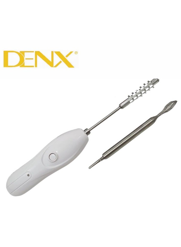 دينكس حفارة الكوسة والخضار الكهربائية متعددة الروؤس تعمل بالشحن - Image 1