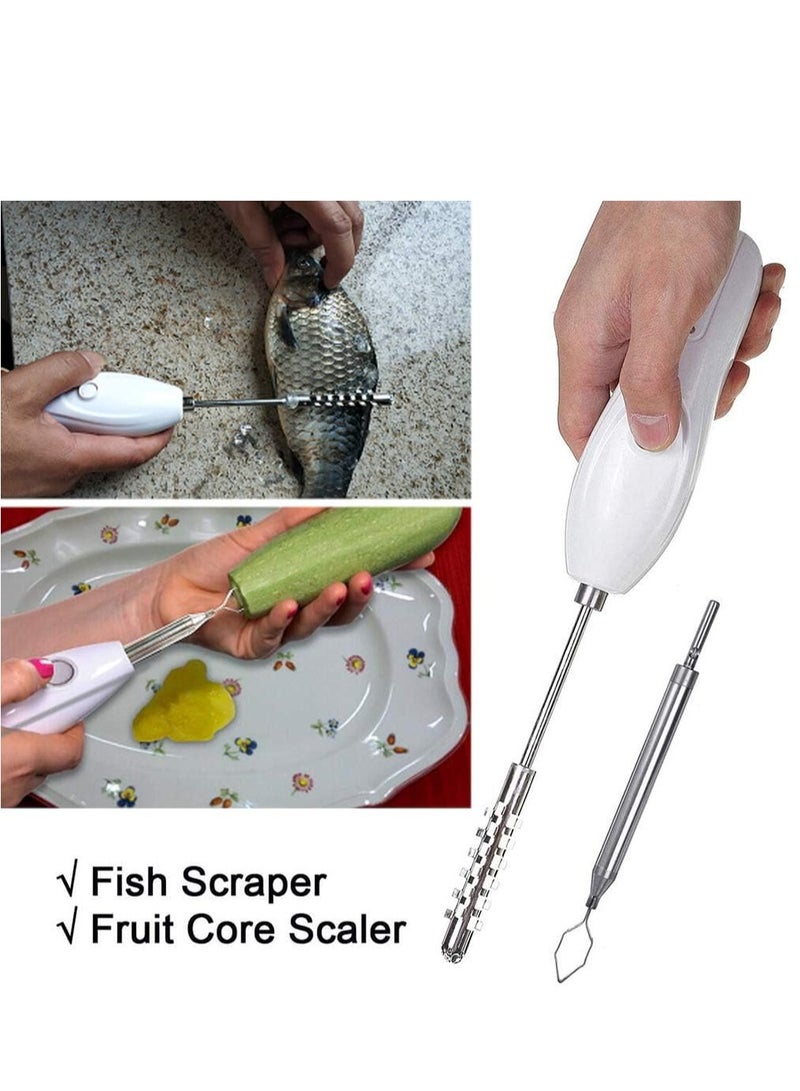 دينكس حفارة الكوسة والخضار الكهربائية متعددة الروؤس تعمل بالشحن - Image 3