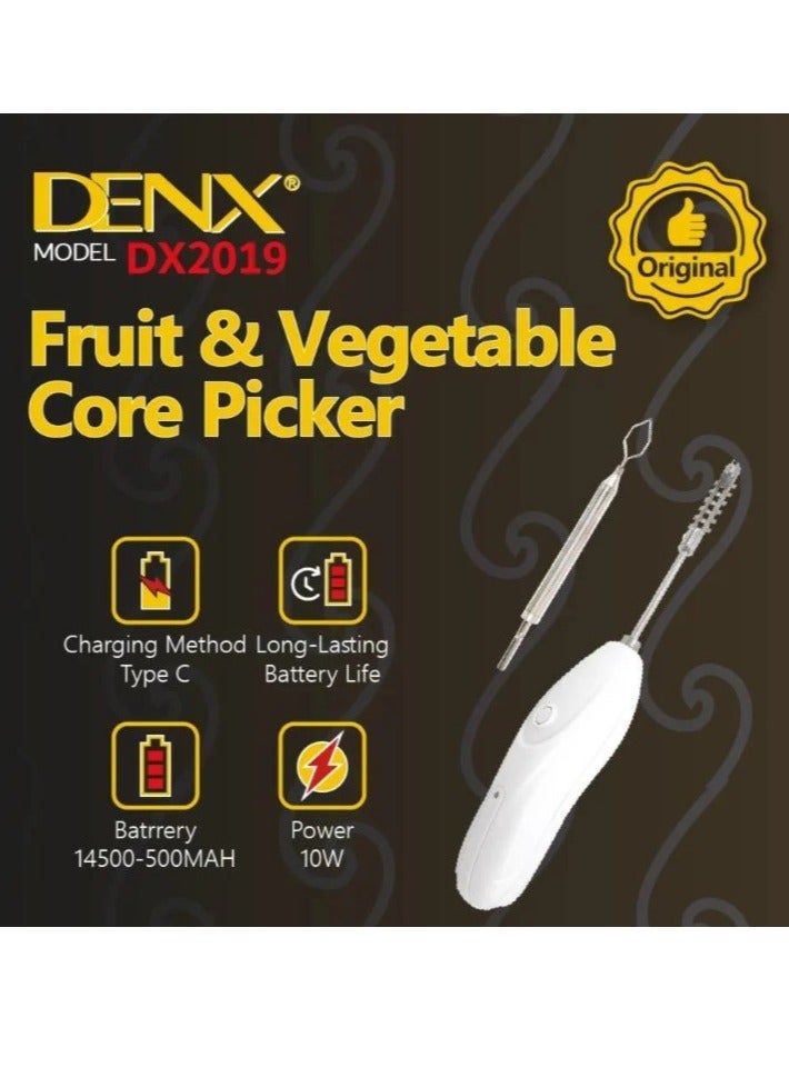 دينكس حفارة الكوسة والخضار الكهربائية متعددة الروؤس تعمل بالشحن - Image 5