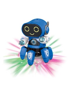 حديقة الألعاب ألعاب الروبوت SGT-Bot Pioneer الملونة والموسيقى والحركة في جميع الاتجاهات للأولاد والبنات (أزرق)  - Image 2