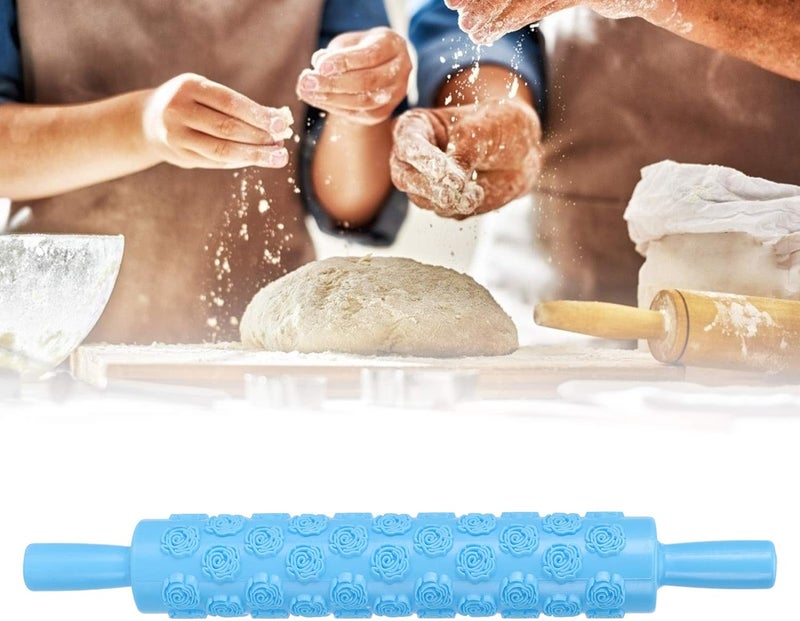 aqxreight Plastic Fondant Cake Decorating Roller for Baking Pastry Supplies (No. 15 Rose) - Image 4