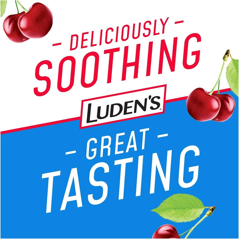 LUDEN'S Ludens Throat Drops Sugar Free Wild Cherry 25 Count Pack of 3 - Image 4