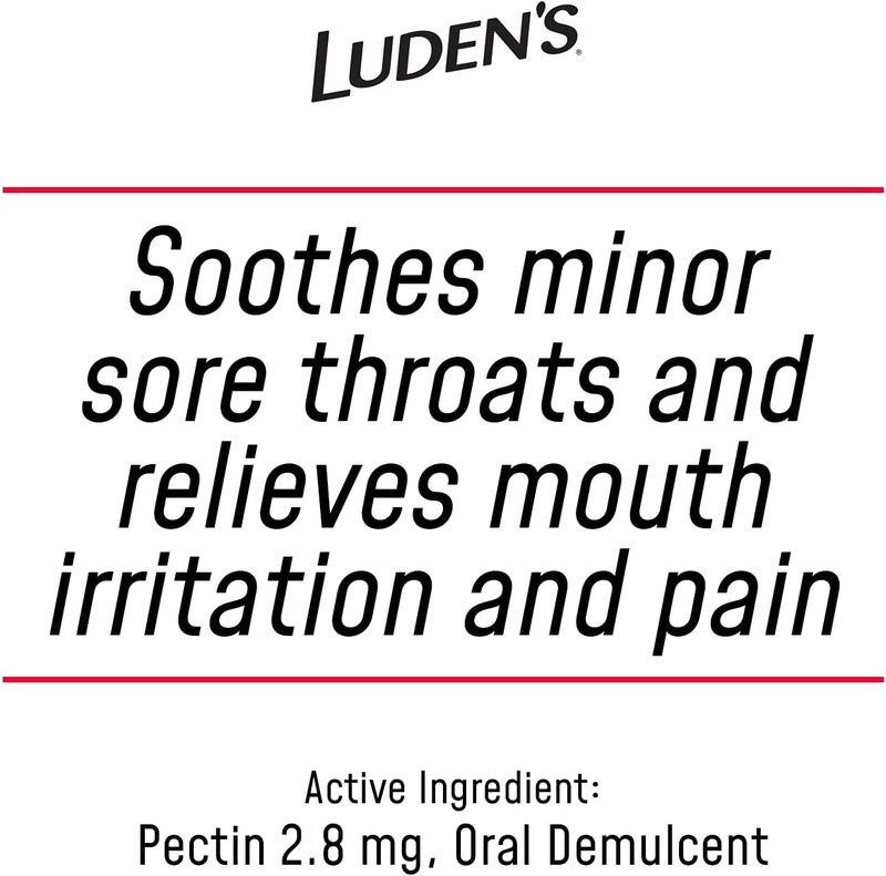 LUDEN'S Ludens Throat Drops Sugar Free Wild Cherry 25 Count Pack of 3 - Image 5