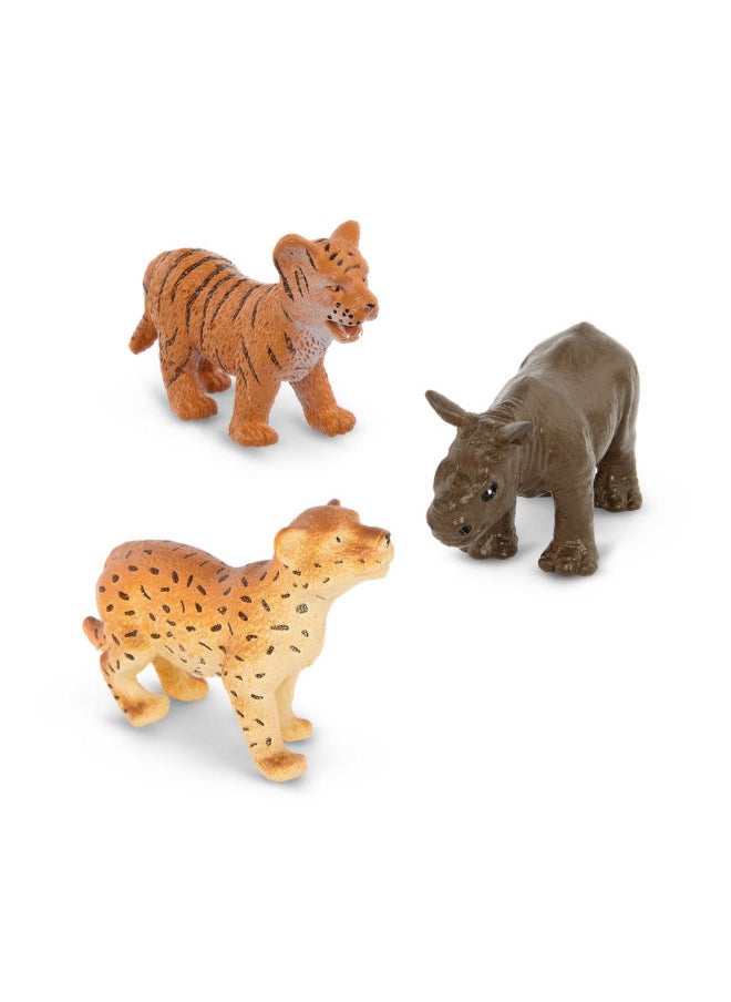 Terra Wild Animal Adult & Baby In A Tube 6 Pieces  - Image 2