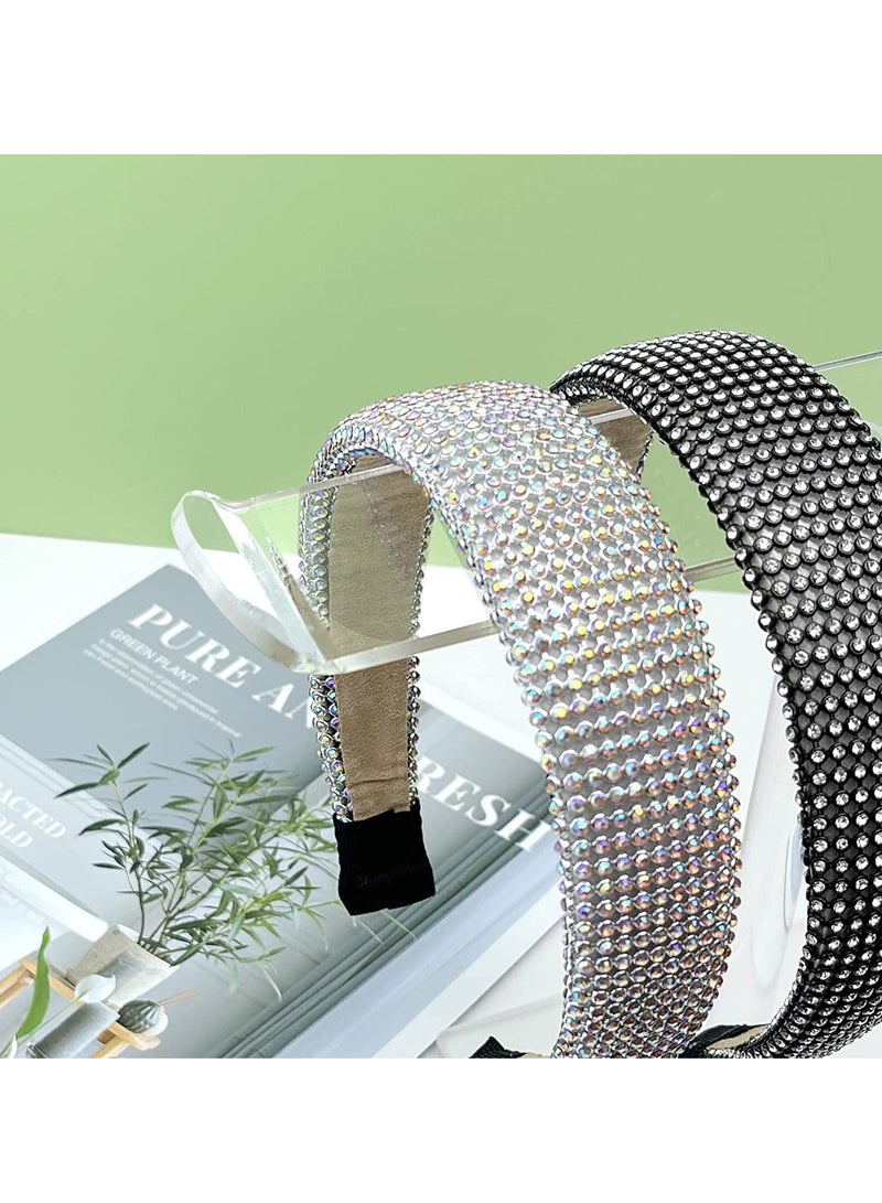 إسكدنيا حامل ربطات الشعر ، حامل ربطات الشعر الشفاف من الأكريليك، حامل عرض ربطات الرأس، منظم تخزين ربطات الشعر، منظم إكسسوارات الشعر بحامل شفاف للنساء والفتيات - Image 5