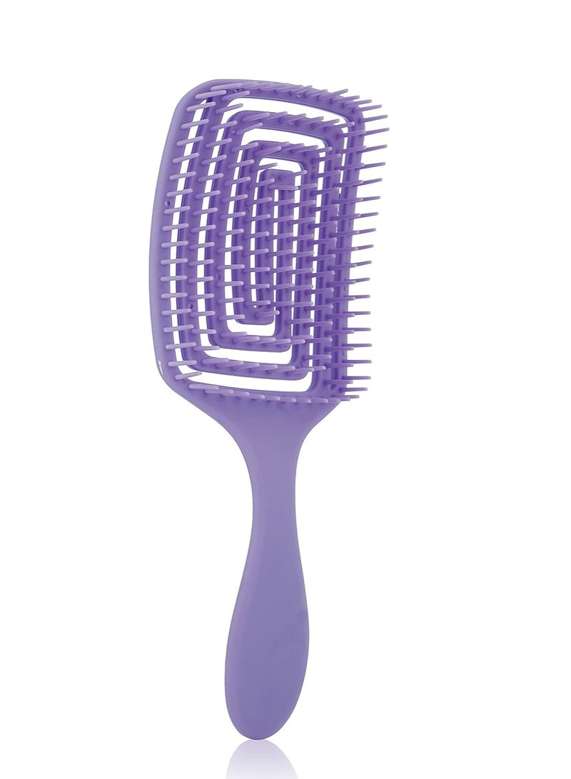 Generic Hair Comb Square Spa Massage Brush Multicolor 