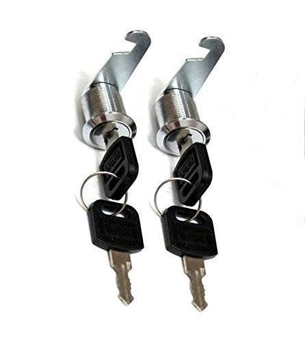 XMHF Security Drawer Cam Cylinder Door Mailbox Cabinet Tool Box Lock 2 Keys Hardware Locks 2 Pack - Image 1