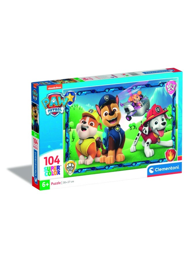 Clementoni Puzzle Paw Patrol Happy 104pcs - Image 1