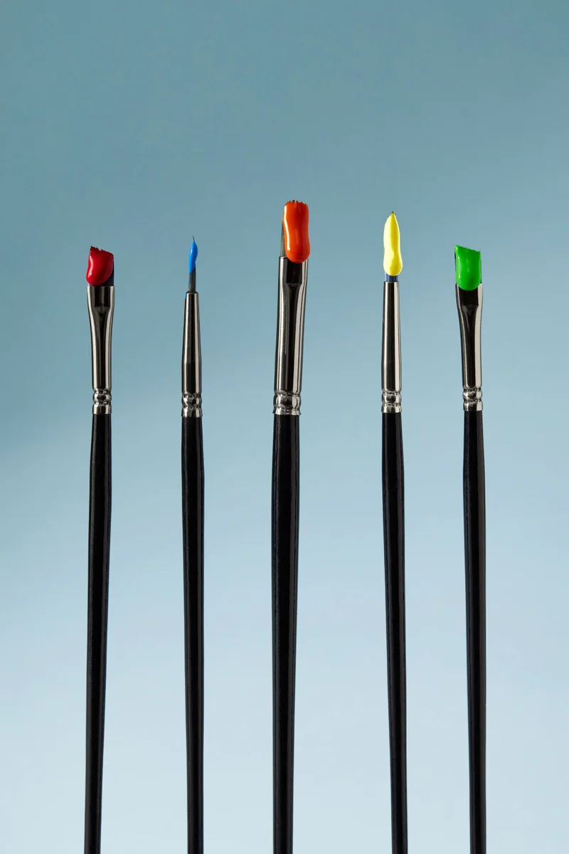 Typo Gouache Paint Brushes 5Pk