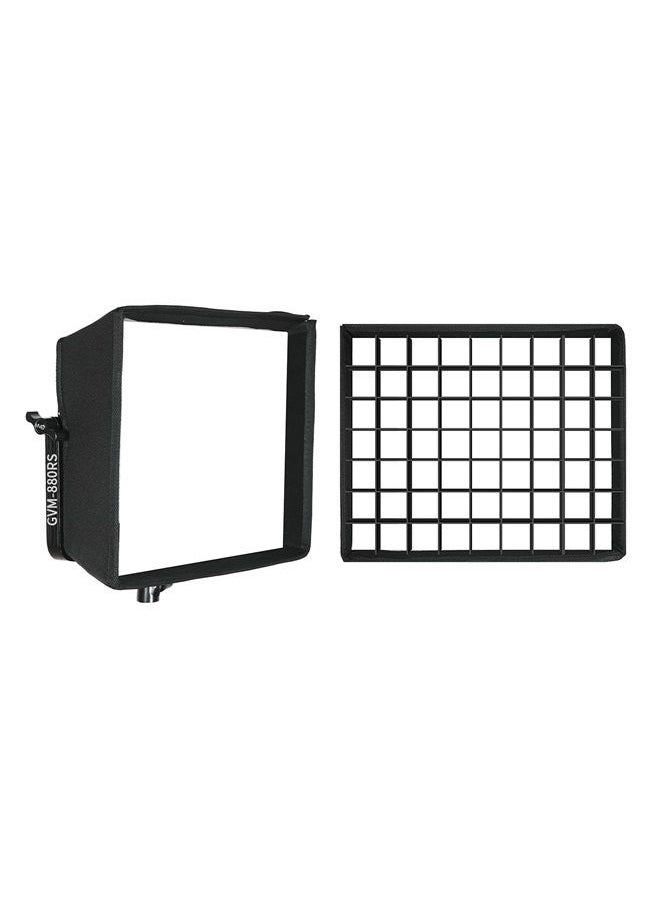 GVM Great Video Maker GVM Foldable Softbox Diffuser with Grid Beehive for RGB 680RS, 880RS Series Video Light, Suitable for Studio Lighting, Portrait Photography, Lighting, Led Panel, Gaming, Led Panel, 1 Pack,  - Image 1