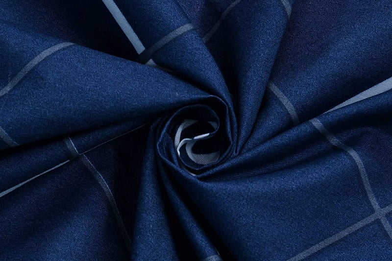 UmI. Umi Brushed Microfiber Cotton Double Bedsheet With 2 Pillow CoversBedsheet 90X100Inches Pillow Cover 17X27Cm 144 Tc Blue - Image 5