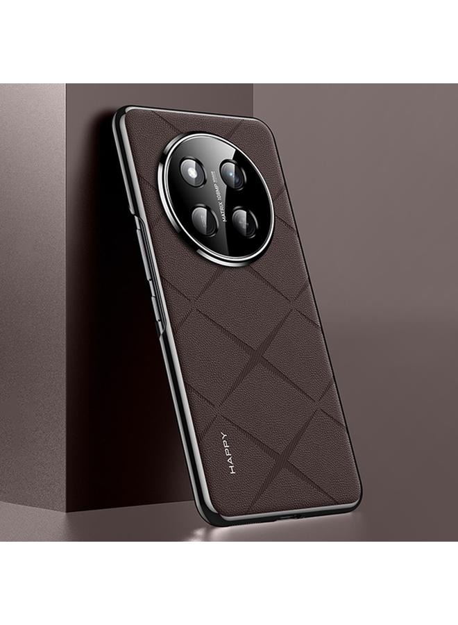 S-TOP Case For Honor X60 Pro Plain Leather PC Phone Case - Image 1