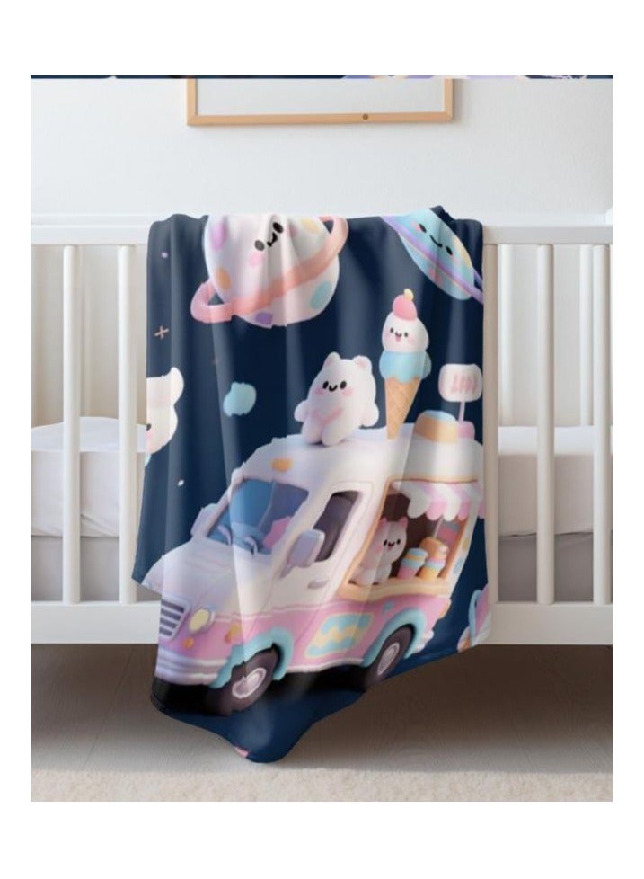 general Flannel thin blanket (warm and comfortable, suitable for sleep, gaming, dust removal and sandproof) 150cm*200cm - 1072 - Image 4