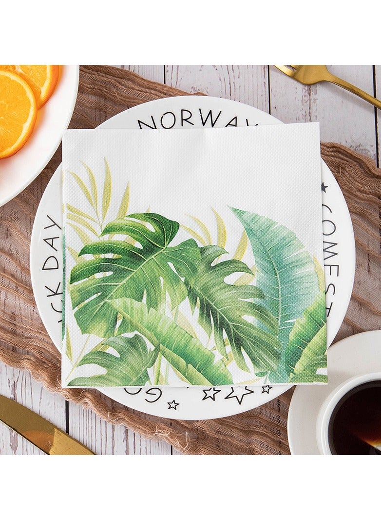 100pcs Color Napkins Decor Printing Napkin Printed Napkins Wedding Napkin Wedding Decoration Tea Party Decorations Disposable Tissue - Image 5