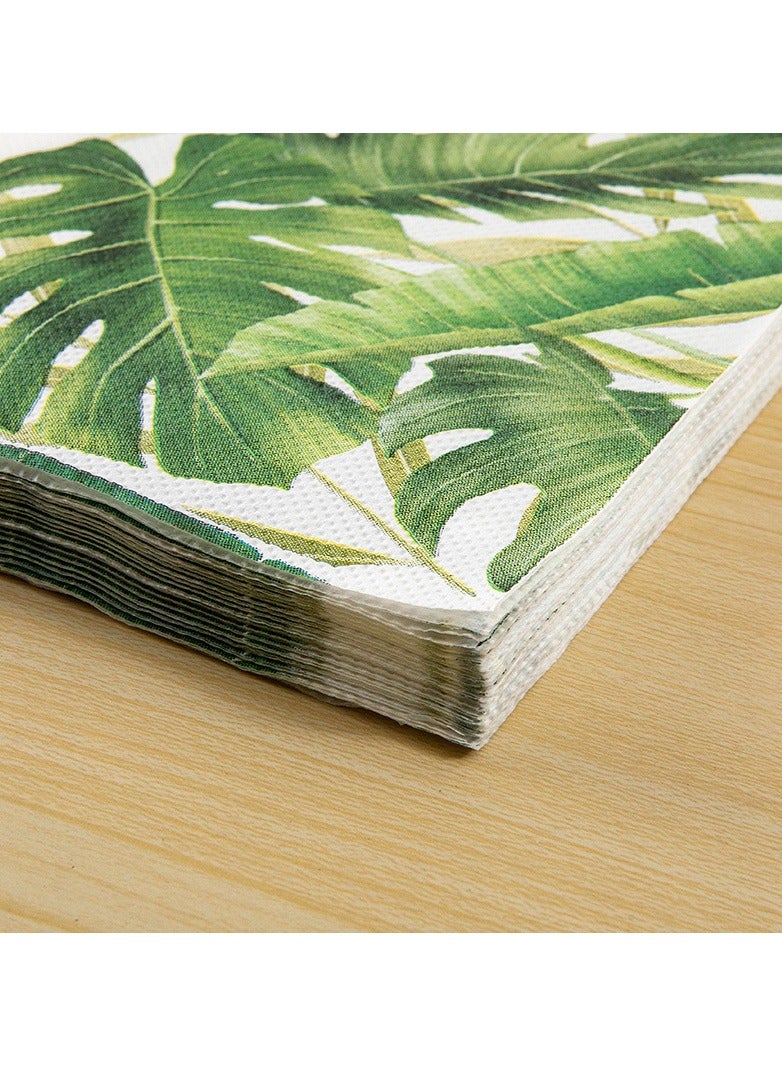 100pcs Color Napkins Decor Printing Napkin Printed Napkins Wedding Napkin Wedding Decoration Tea Party Decorations Disposable Tissue - Image 4