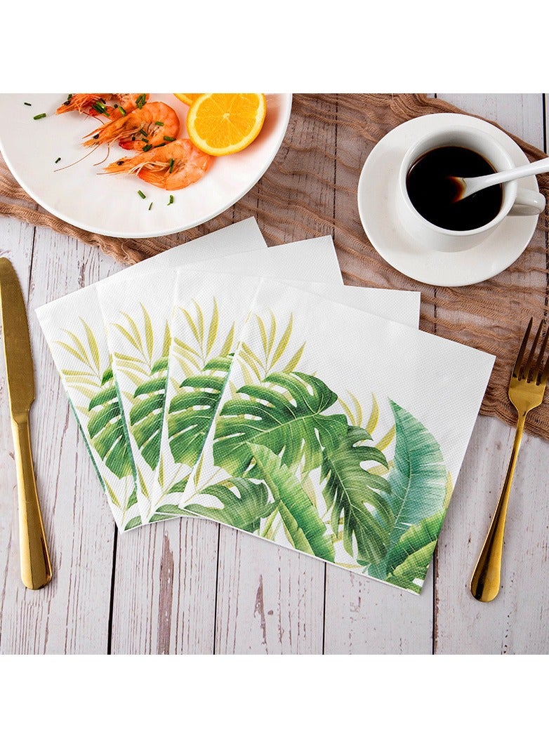 100pcs Color Napkins Decor Printing Napkin Printed Napkins Wedding Napkin Wedding Decoration Tea Party Decorations Disposable Tissue - Image 3