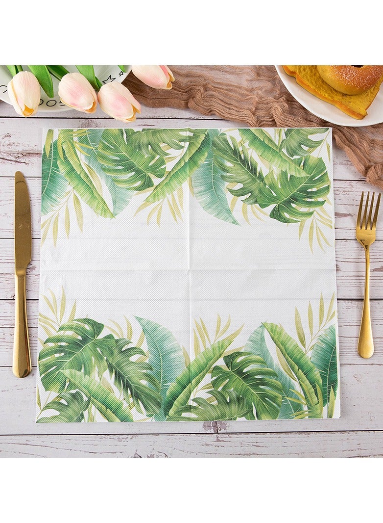 100pcs Color Napkins Decor Printing Napkin Printed Napkins Wedding Napkin Wedding Decoration Tea Party Decorations Disposable Tissue - Image 2