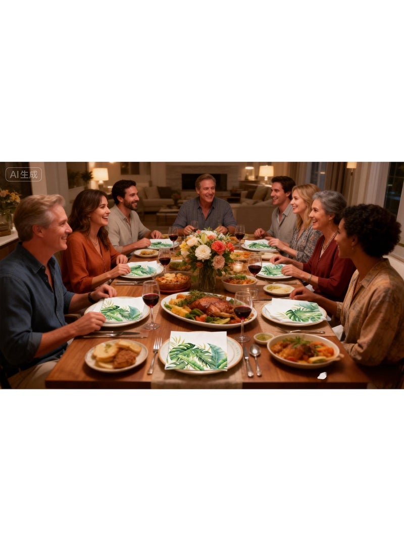 100 قطعة المناديل الملونة ديكور الطباعة منديل المناديل المطبوعة الزفاف منديل الزفاف الديكور الشاي زخارف الحفلات المتاح الأنسجة - Image 3