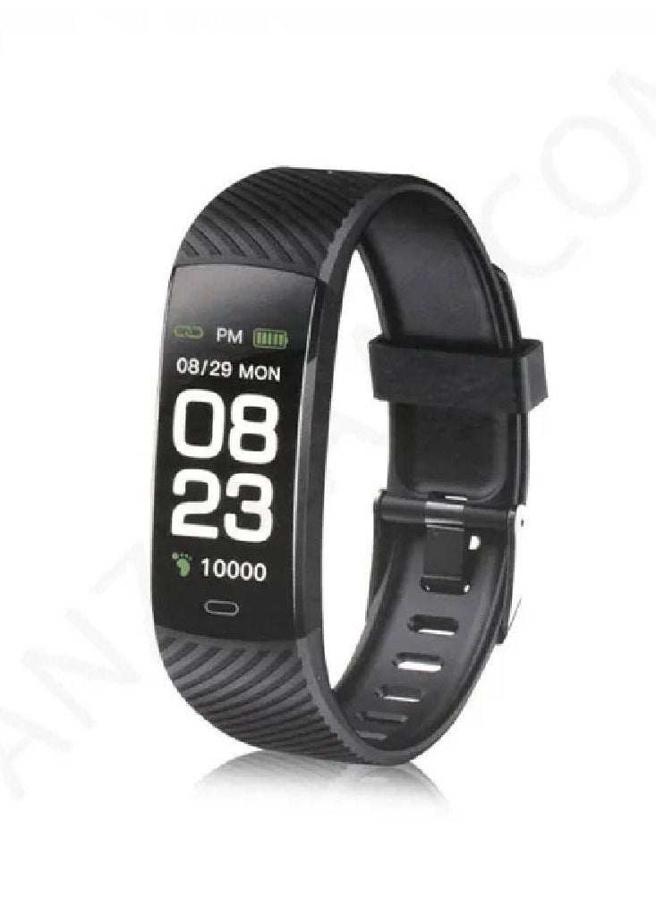 G-Tab - W611 Smartband For Customize Fitness/ Timer / Sleep Data/ Call Alert or SMS notification/Heart Rate Detecting Multiple Sports Mode Black - Image 1