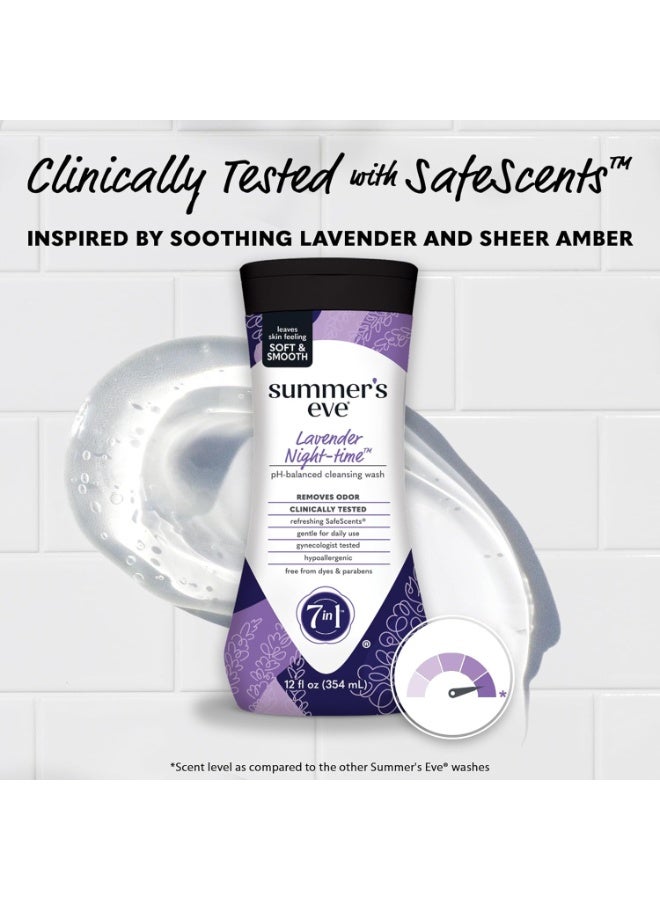 Summer's Eve lavender Night-Time Cleansing Wash - 354 ml‏ - Image 2