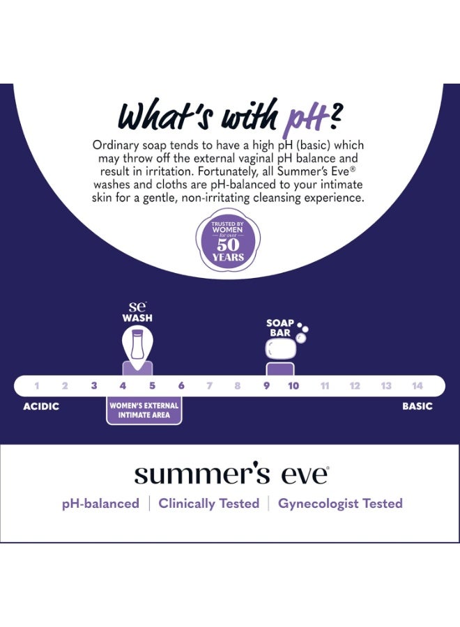 Summer's Eve lavender Night-Time Cleansing Wash - 354 ml‏ - Image 3