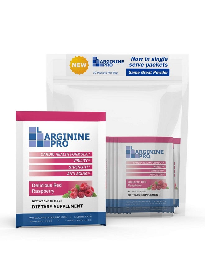 L-ARGININE PRO مسحوق مكمل L-ARGININE PRO | 30 عبوة حجم سفر فردي | 5,500 ملغ من L-أرجينين بالإضافة إلى 1,100 ملغ L-سيترولين، توت العليق - Image 2