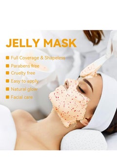 DR.MEINAIER Jar Face Mask Daily Salon Skincare Brightening & Nourishing Jelly Mask Professional Hydrojelly Masks 23oz (Vitamin-C remove freckle jelly mask)  - Image 3