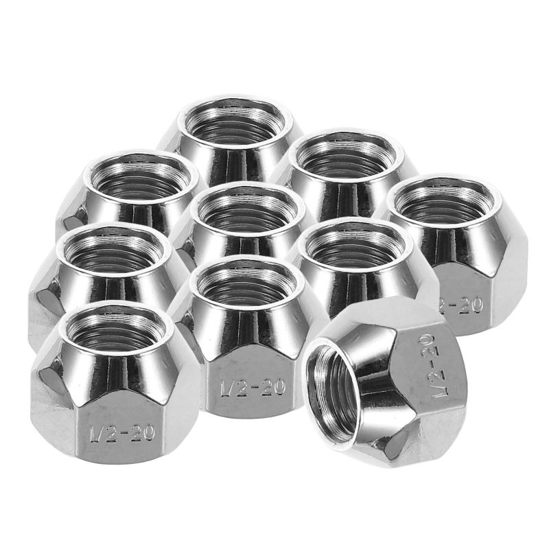 10 Pcs 1 2 20 Acorn Lug Nuts 16mm Thread Length For RV Boat Trailer Automotive Wheel Replacement - Image 2