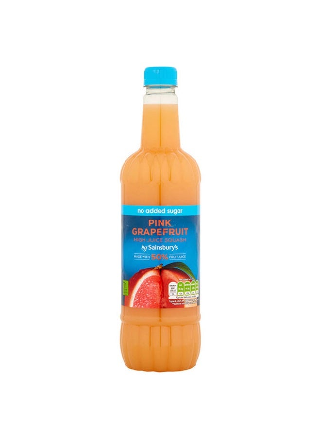 Pink Grapefruit Squash, High Juice Squash - 1L, UK