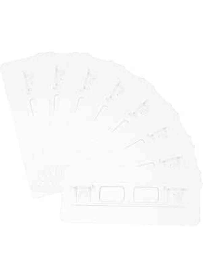 Cabilock 8 Piece Plastic Playpen Stabilizer Base Fixing Tool Adhesive Mounted - Image 1