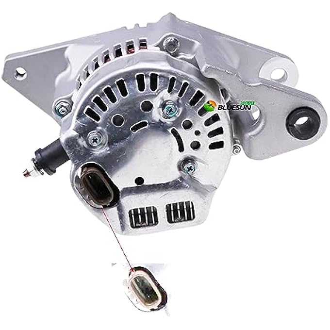 BLUESUNSOLAR Alternator 1449954 144-9954 Replacement for Caterpillar CAT Engine 3024C 3034 3044 Loader 906 - Image 2