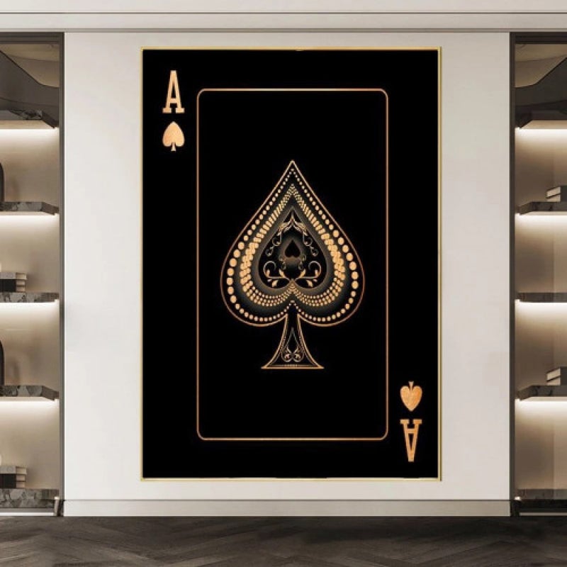 Marktna Modern design canvas print with a hollow frame, size (40×60), one piece - Image 1