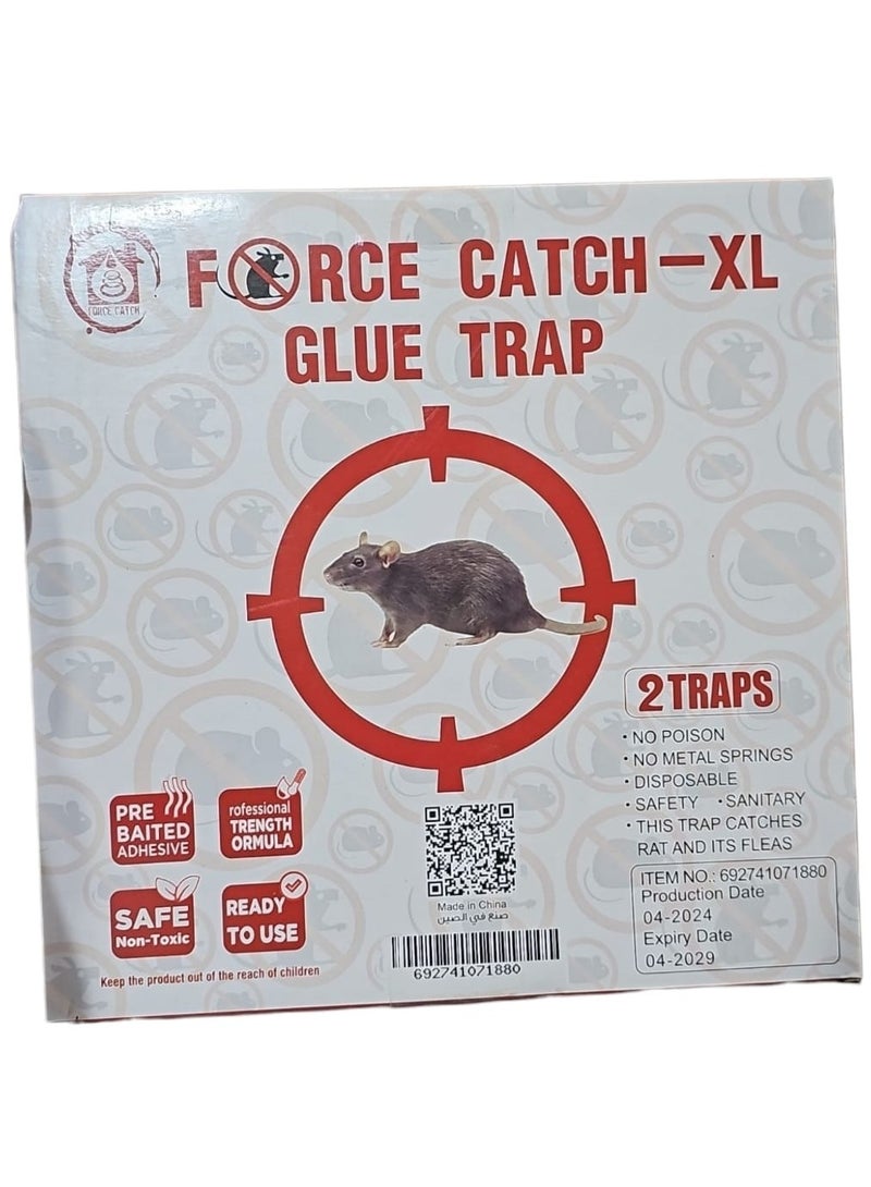 Double Sided Sticky Trap for Controlling Mice and Rats