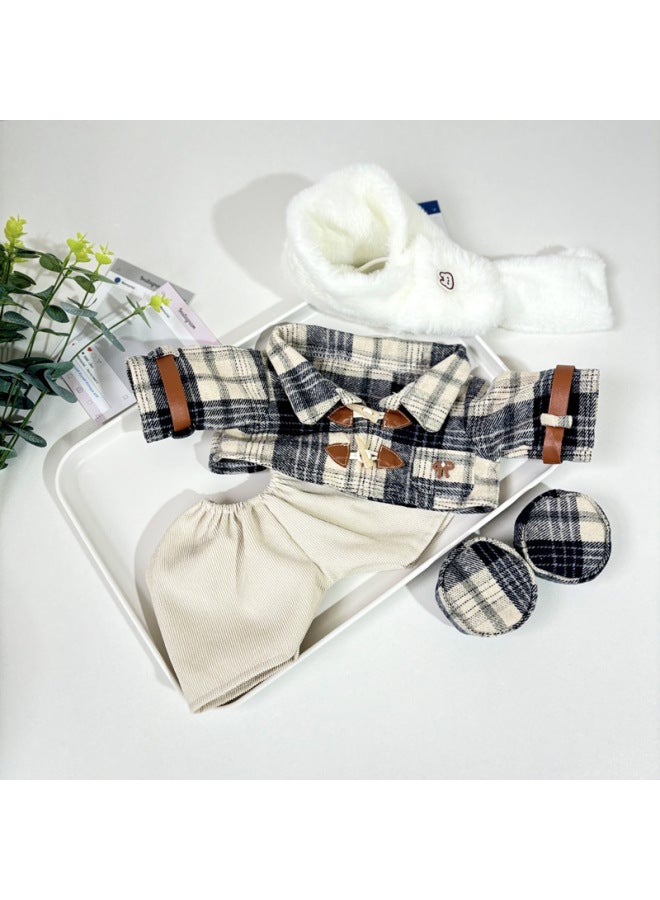 Jem Coco 20cm Doll Clothes Genuine Snow Plum 40cm Cotton Doll Clothes Cute Doll Suit-Specifications:No Doll (order Corresponding Size)-Color:40cm Hunting Plum 4-point Set - Image 1