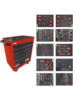 Movable Wheeled Tool Cabinet Tool Trolley 6 Drawers Locked Pro Ss 258 Pieces Red Full - pzsku/Z4BFDE4B54AF02A80B80CZ/45/_/1740601731/e424eca1-37f0-425b-896b-f6e8258af270